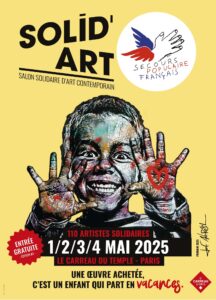 Affiche Solid'Art 2025, Le Carreau du Temple, Paris